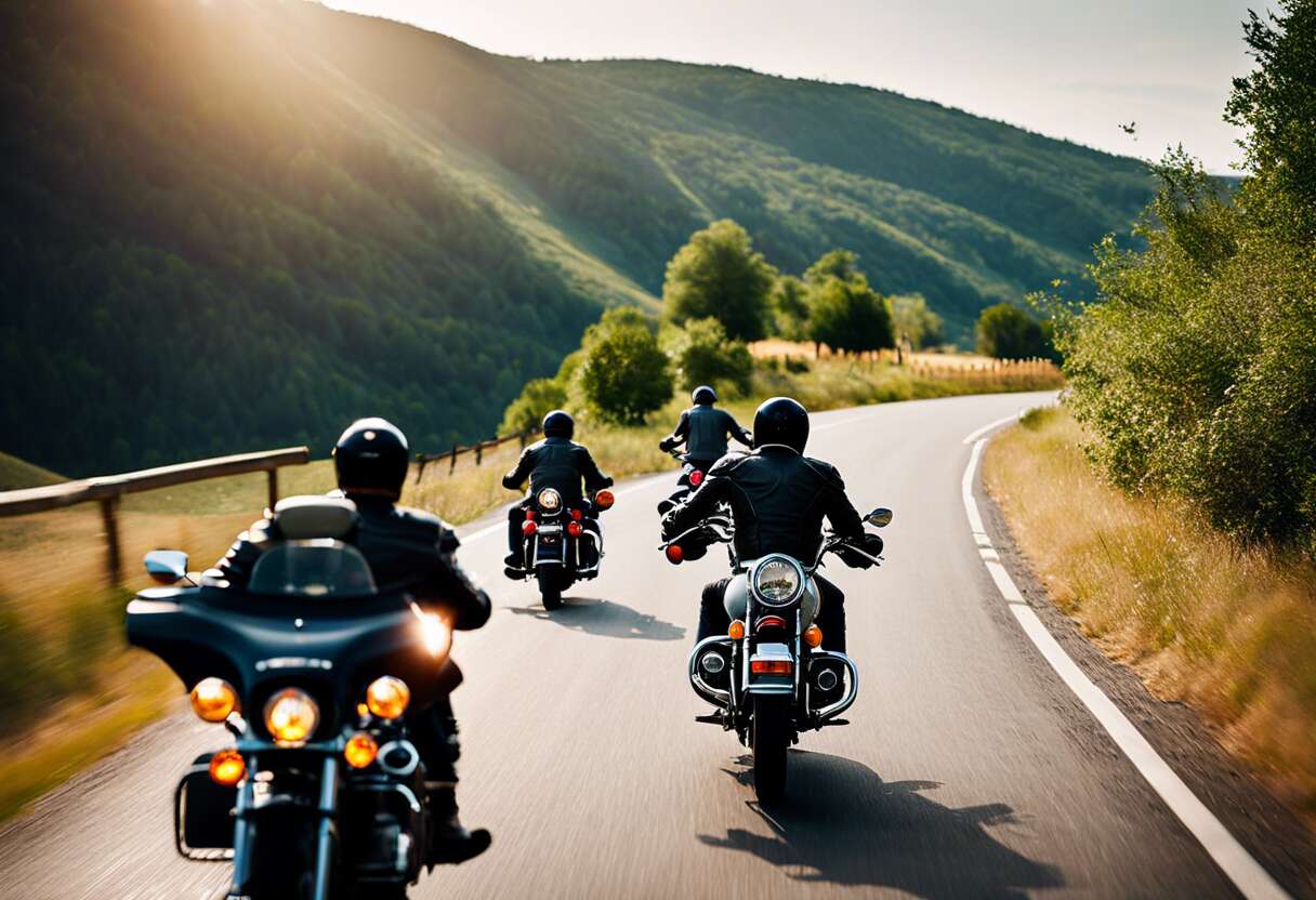 Week-ends motards : escapades parfaites entre amis