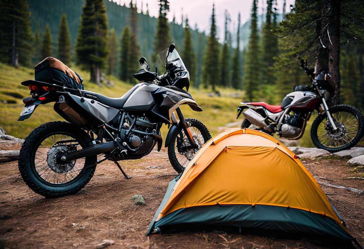 Choisir le Meilleur Matelas de Camping pour Voyage en Moto Trail