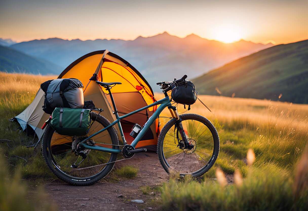 Guide complet pour voyager en bikepacking : conseils et astuces