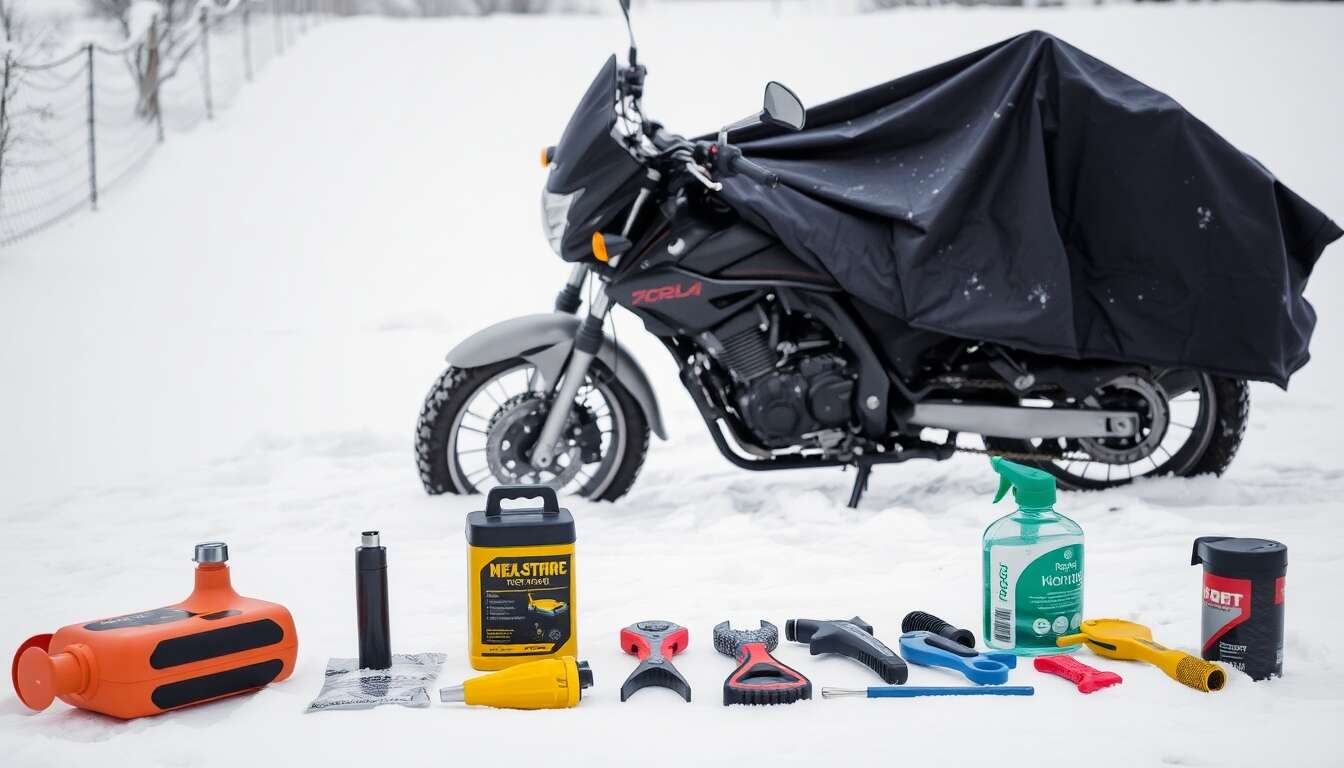 Entretenir sa moto pour l'hiver : conseils essentiels pour motards