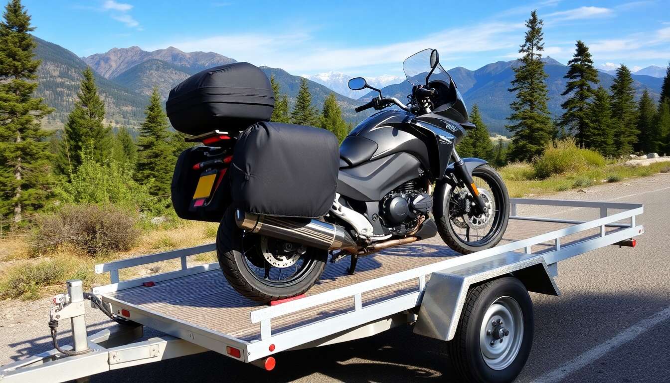 Transporter votre moto en toute sécurité : solutions pratiques