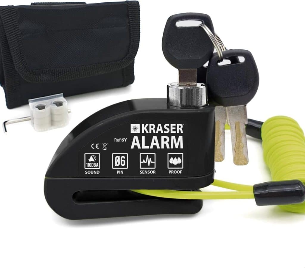 Test KRASER 6Y : sécurité et Alarme Sonore pour Votre Deux-Roues