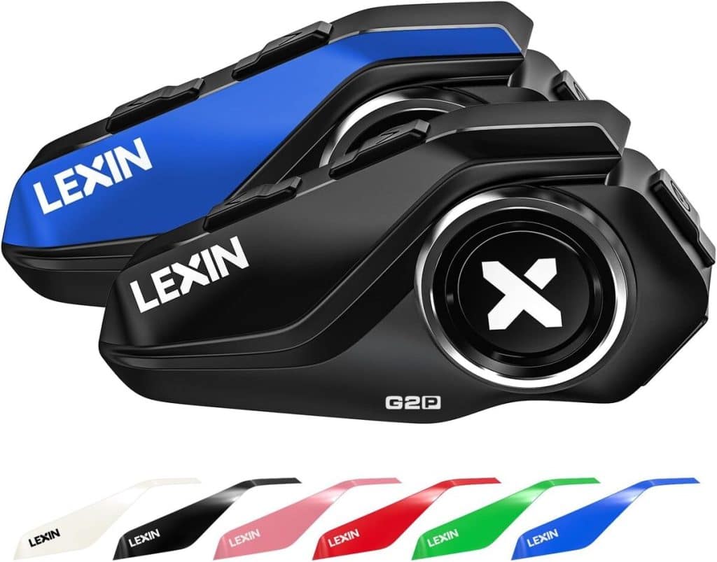 Test LEXIN 2X G2P : intercom Moto Bluetooth avec Coques Interchangeables