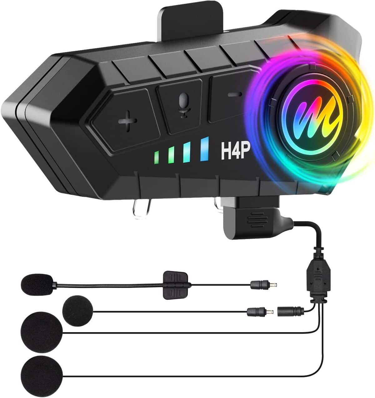 Test Moman H4 Plus : casque Moto Main Libre et Connectรฉ