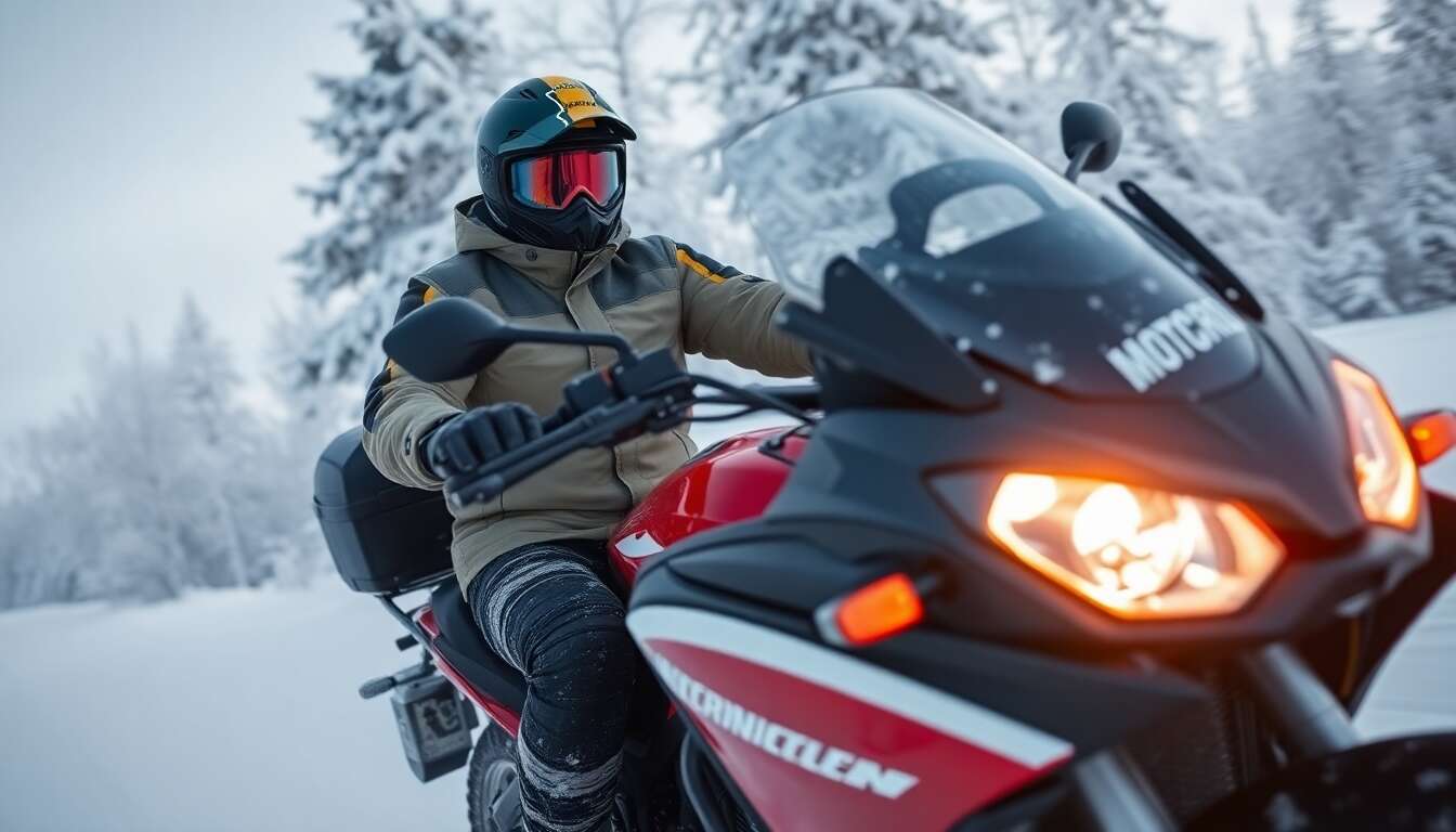Domptez le froid : conseils pour rouler ร moto en hiver