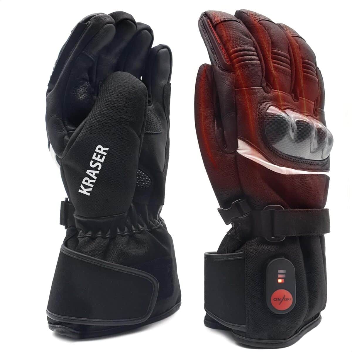 Test avis : gants moto kraser krgs28 chauffants et imperméables