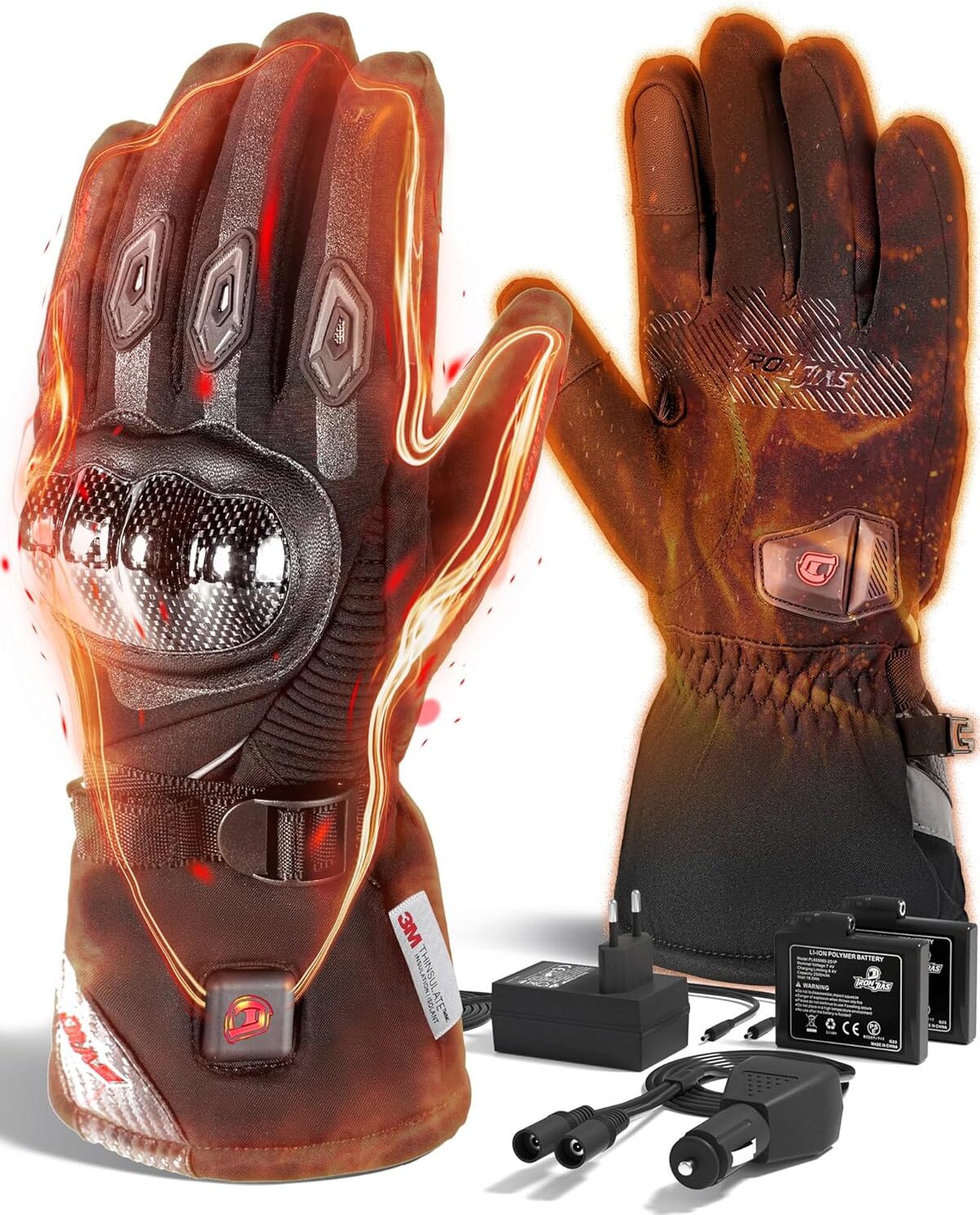 Test des gants chauffants moto Borleni pour l'hiver