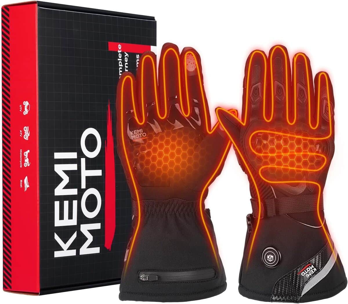 Test des gants moto chauffants KEMIMOTO : confort et protection