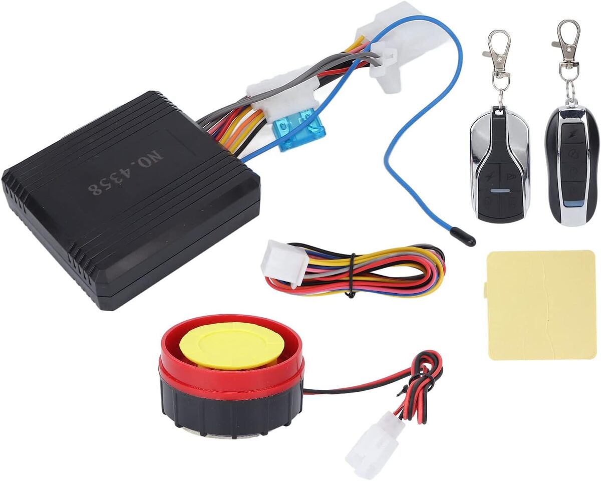 Test du système d'alarme universel 12V pour moto et scooter