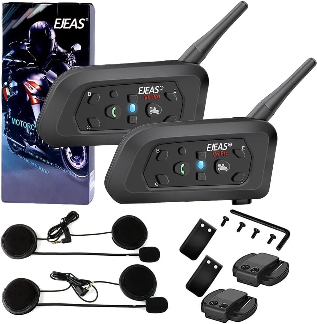 Test du YUZEU V6 : l'intercom moto ultime pour 6 riders