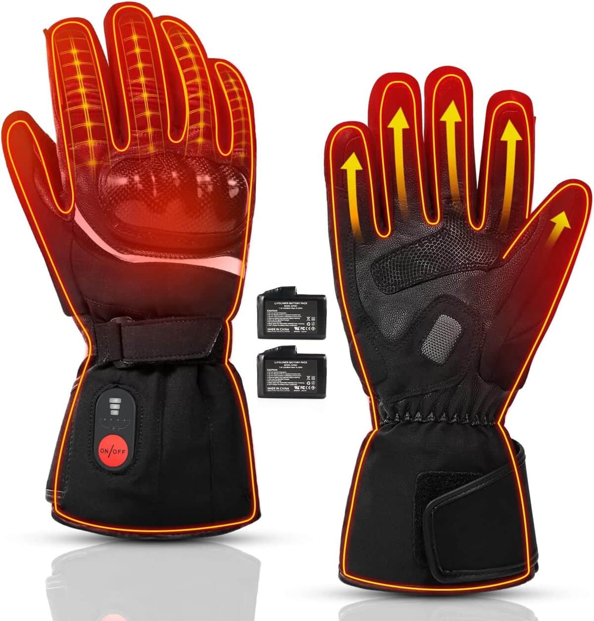 Test des gants chauffants moto rechargeables 7, 4V : chaleur et confort en hiver