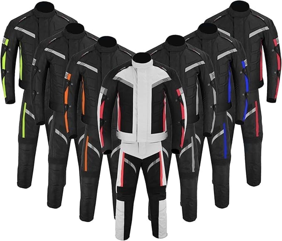 Test : combinaison de moto Tank Rainwear, protection CE, argent, m