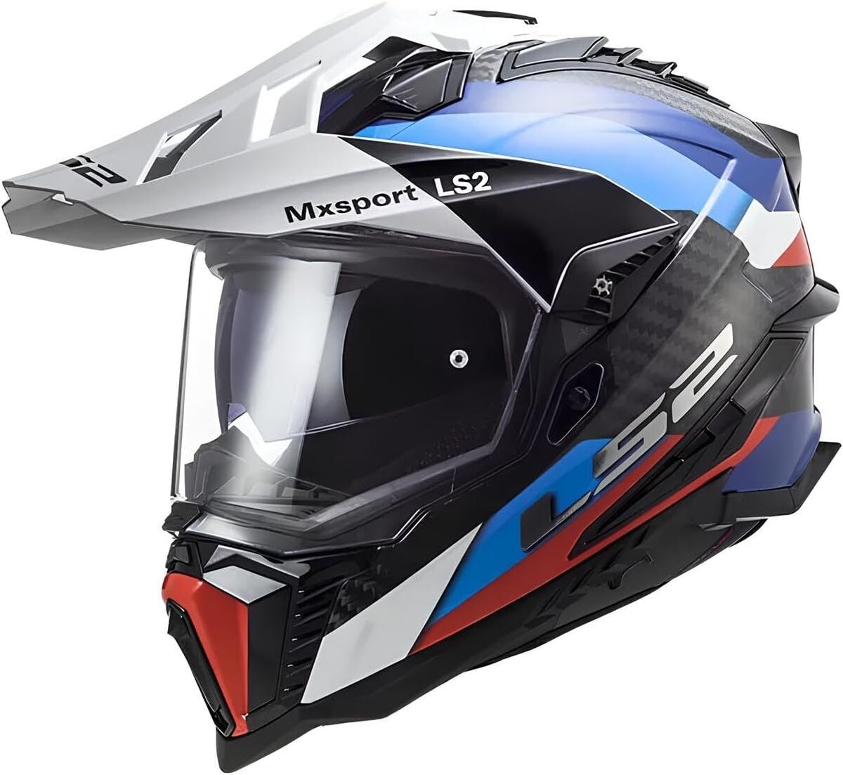 Test : casque moto LS2 Explorer Carbon Frontier Black Blue