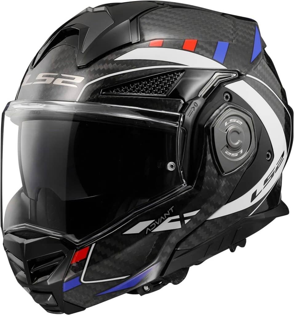 Test : casque moto modulable LS2 ADVANT X C Future White Blue XXL