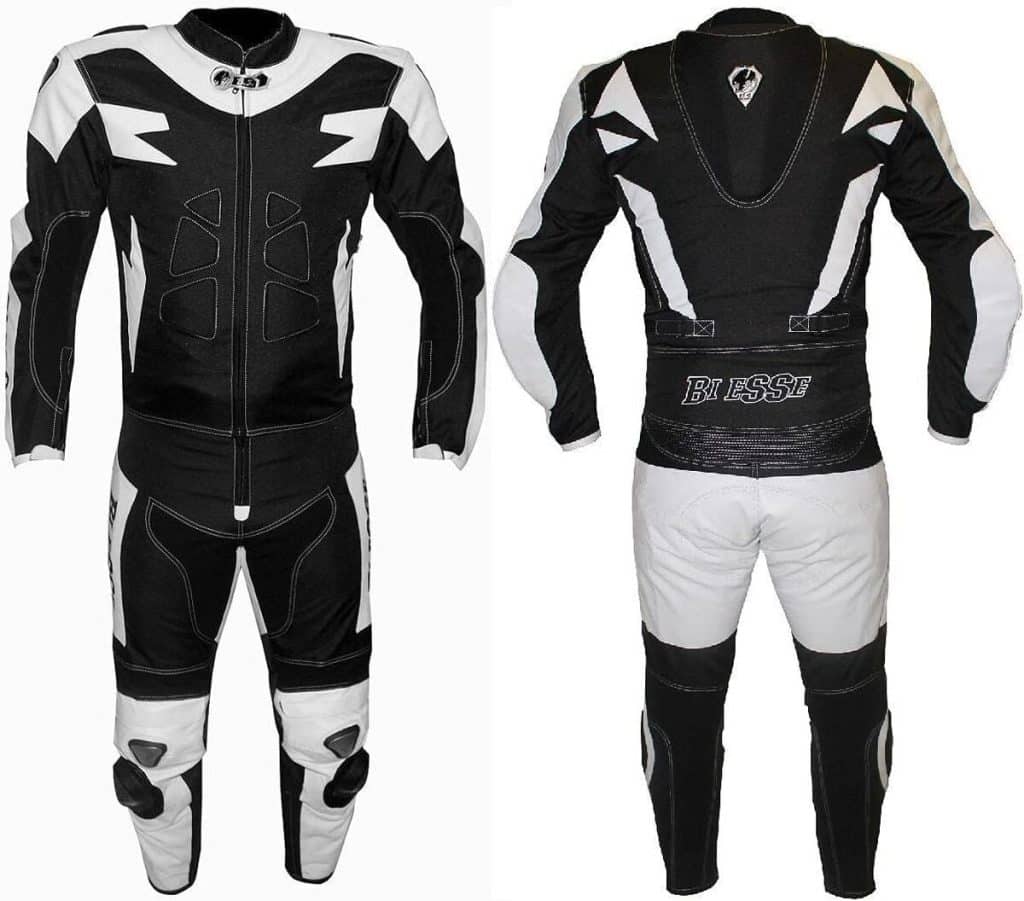 Test : combinaison de moto BI ESSE en cuir et tissu, protections CE (taille L)
