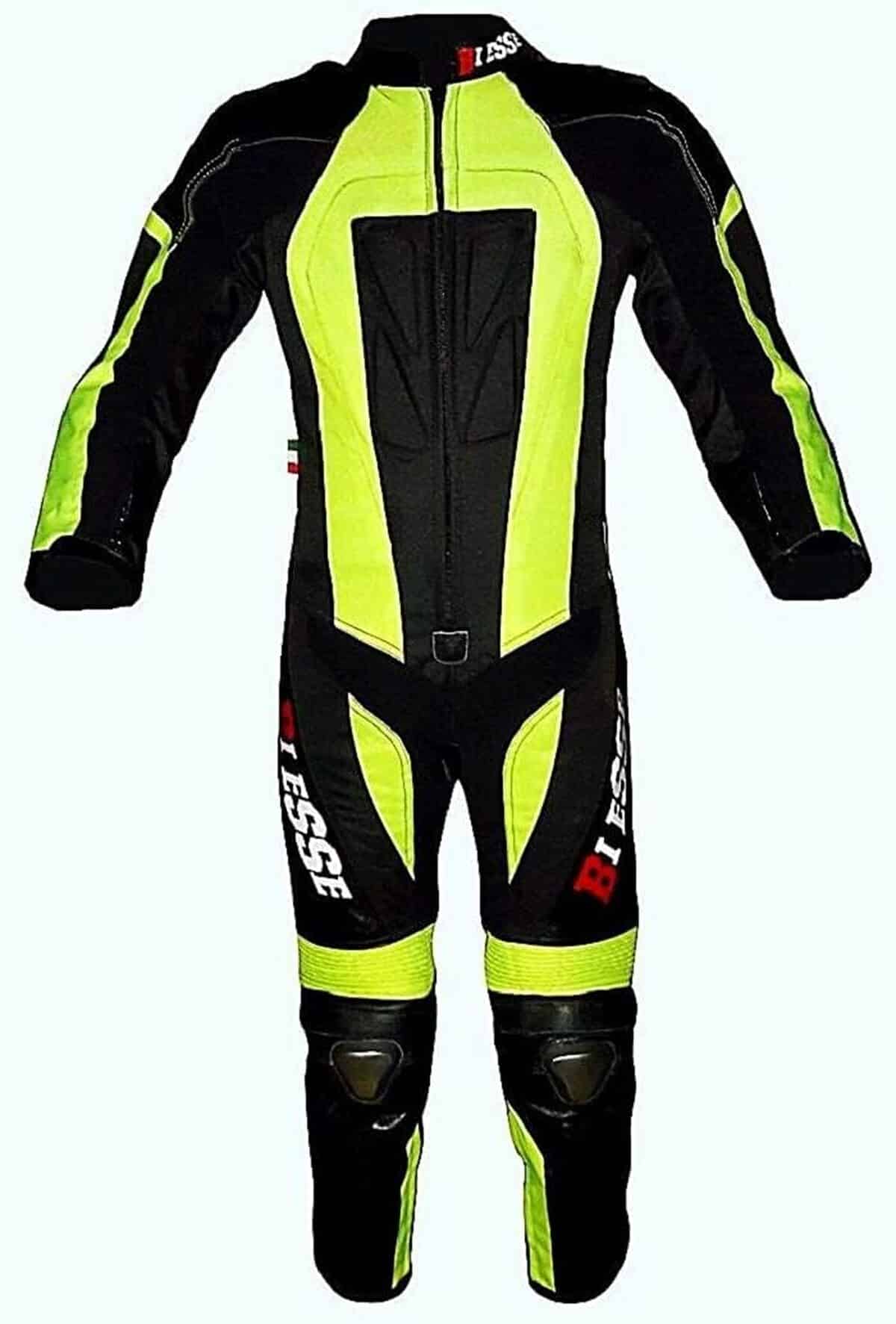 Test : combinaison mini moto professionnelle BI ESSE pour enfant en cuir (L, 9-10 ans)