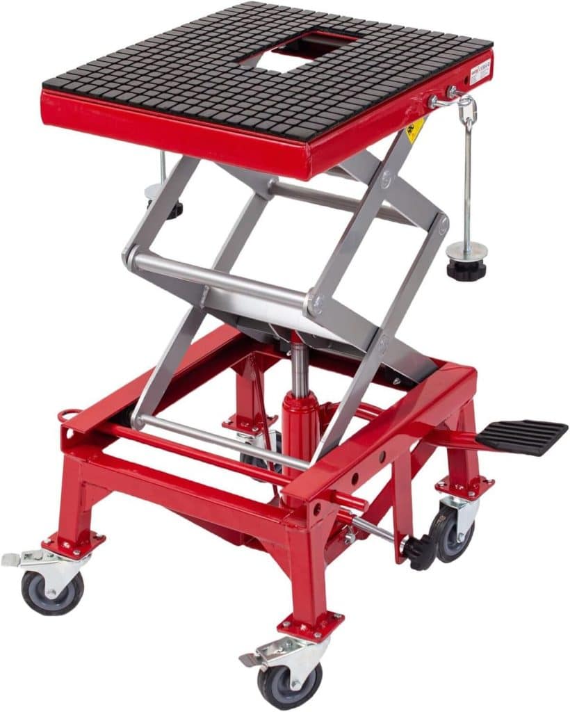 Test KATSU Tools Pont élévateur moto 135 kg modèle 161243