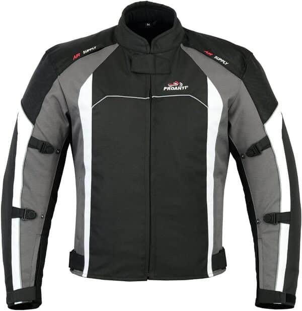 PROANTI Combinaison de moto biker en textile imperméable avec veste et pantalon