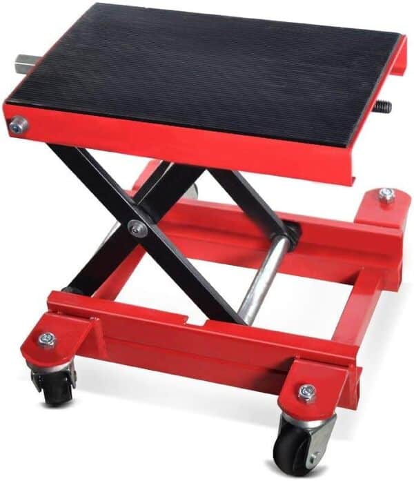 Pont élévateur Moto Chariot/Cric de déplacement HR1 500kg Rouge