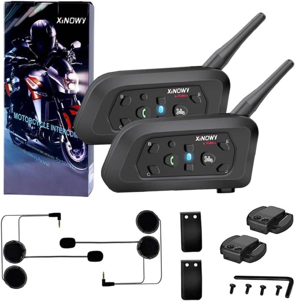 Test : xiNOWY casque intercom V6 Bluetooth pour 6 riders