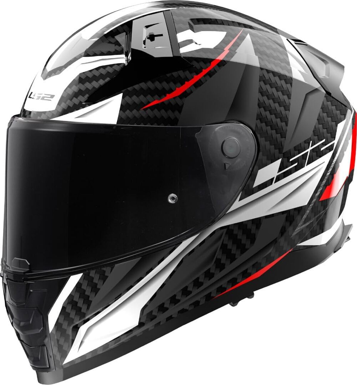 Test : casque moto LS2 Vector II Carbon Savage White Red Grey, taille L