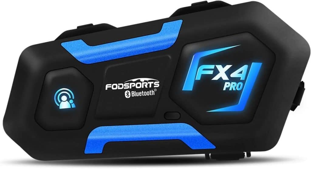 Test du Fodsports FX4 Pro : intercom moto Bluetooth étanche avec radio FM