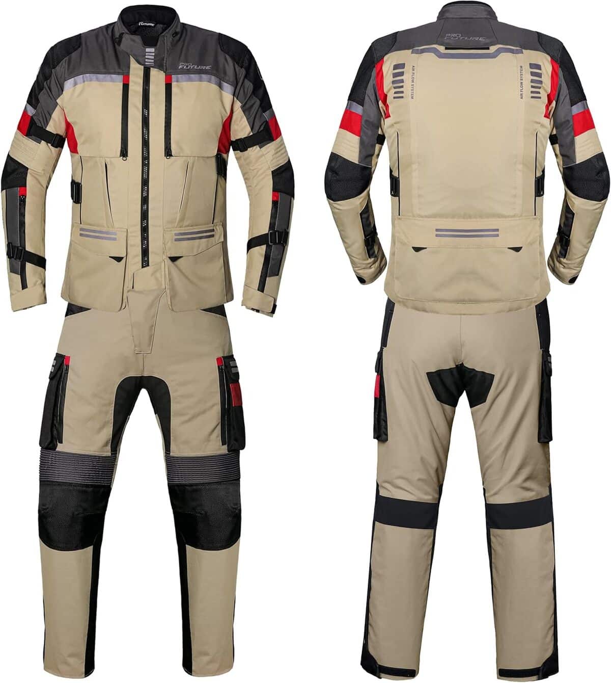 Test : combinaison de moto PRO FUTURE Biege, xL