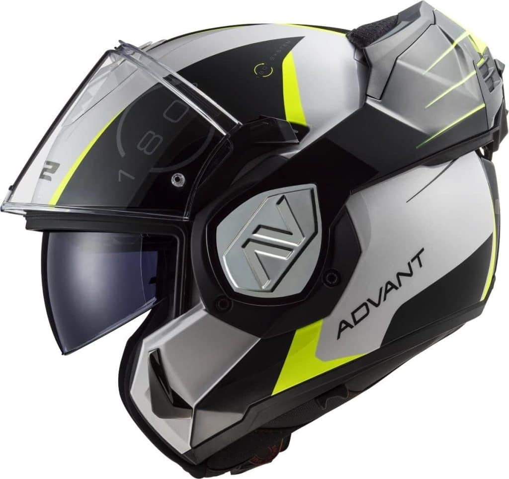 Test : casque moto LS2 ADVANT Codex blanc noir XXL