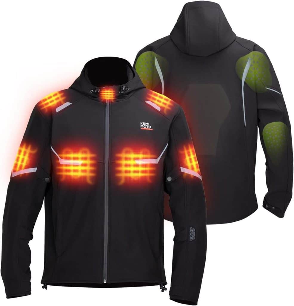 Test de la veste chauffante KEMIMOTO : imperméable et connectée