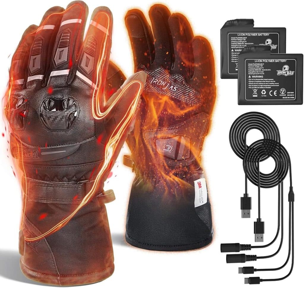Test des gants chauffants Iron Jia's Moto 3000mAh 2025