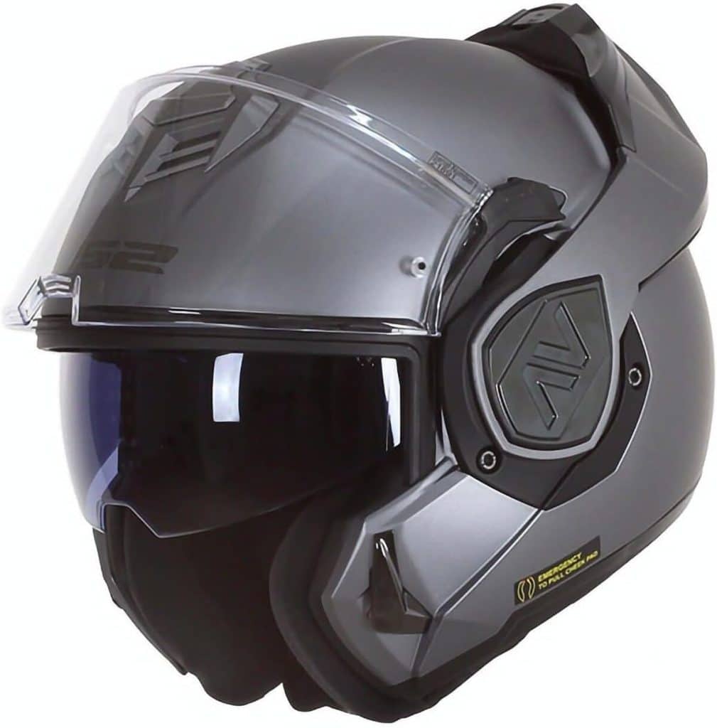 Test du casque moto modulable LS2 ADVANT Matt Titanium M