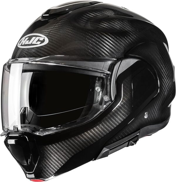 HJC, Casque Moto Modulable F100 Carbon Black