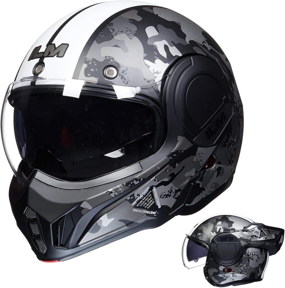 Test : casque modulable ILM B707 camouflage