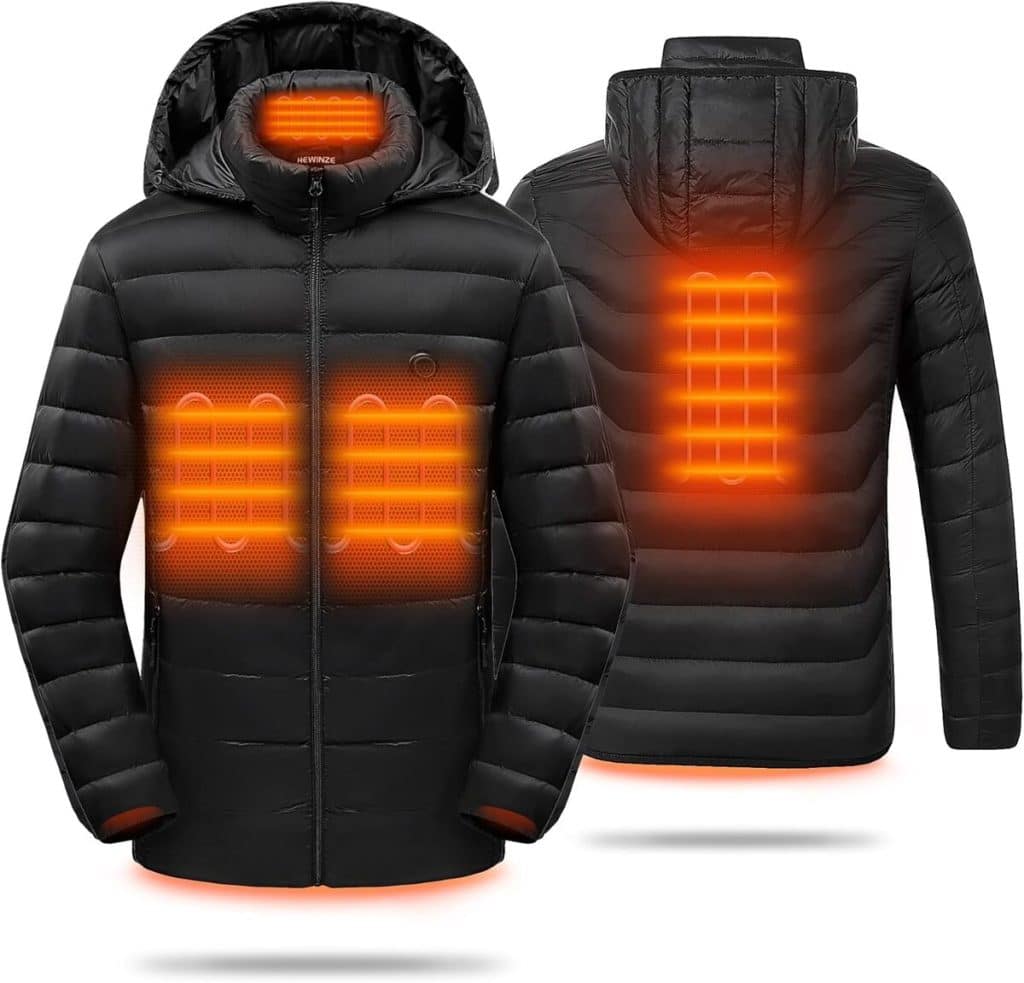Test de la veste chauffante Hewinze avec batterie pour l'hiver