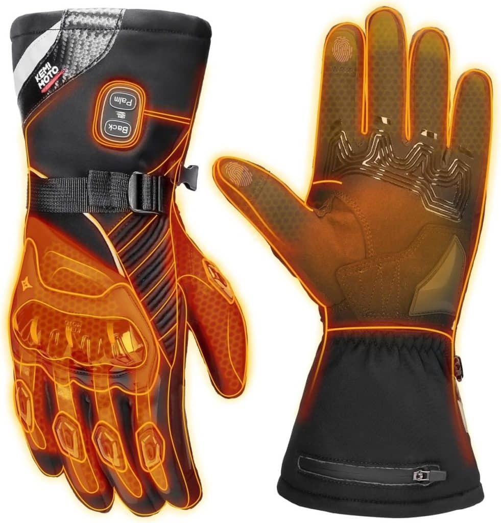 Test des gants chauffants Kemimoto : performance extrême et chaleur ajustable