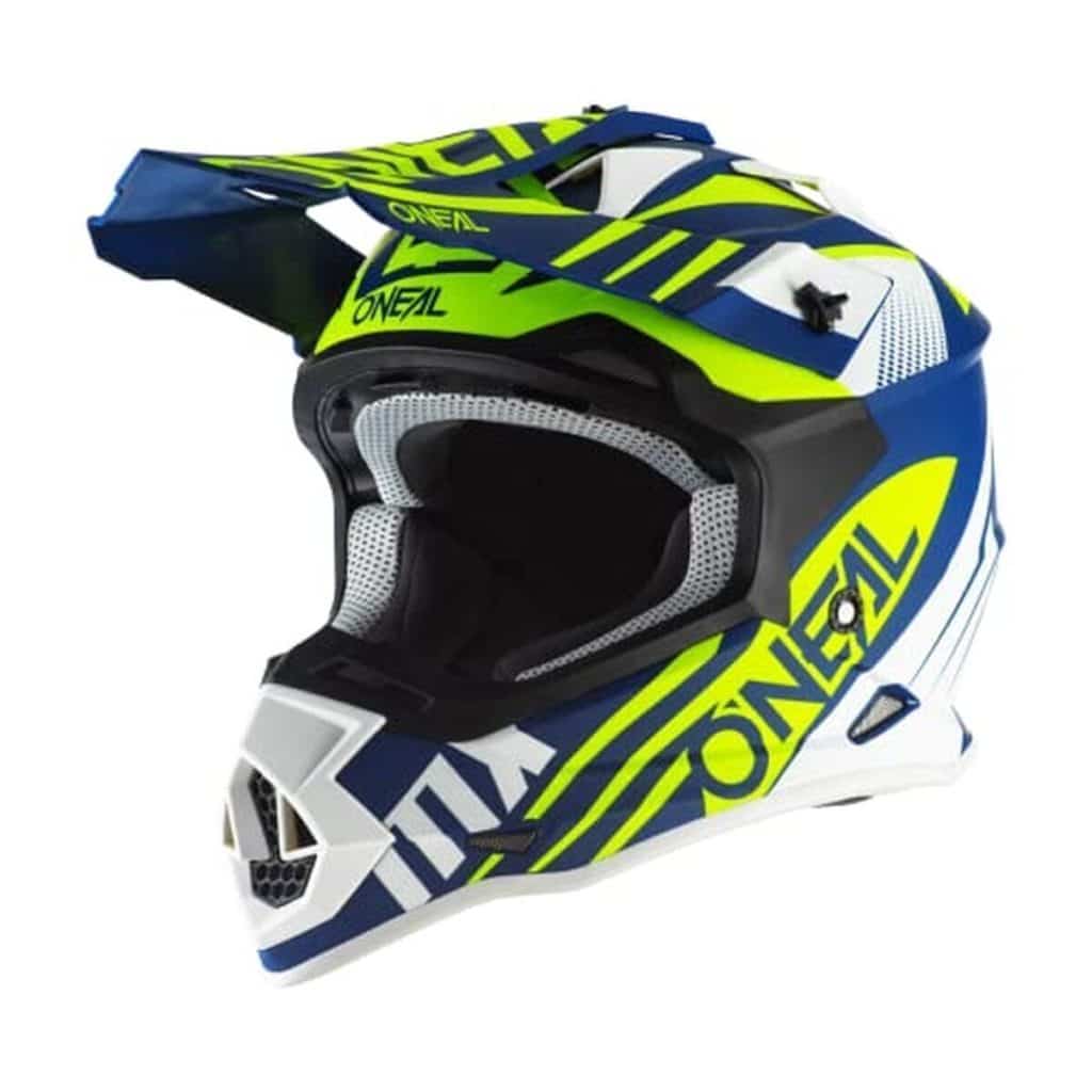 Test du casque motocross O'Neal 2SRS Spyde 2.0 : protection et design coloré