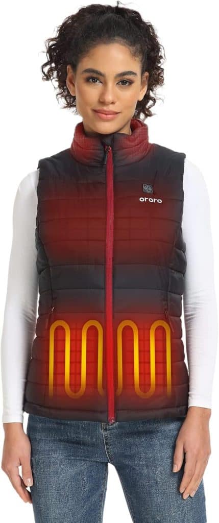 Test du gilet chauffant ORORO femme : confort et chaleur