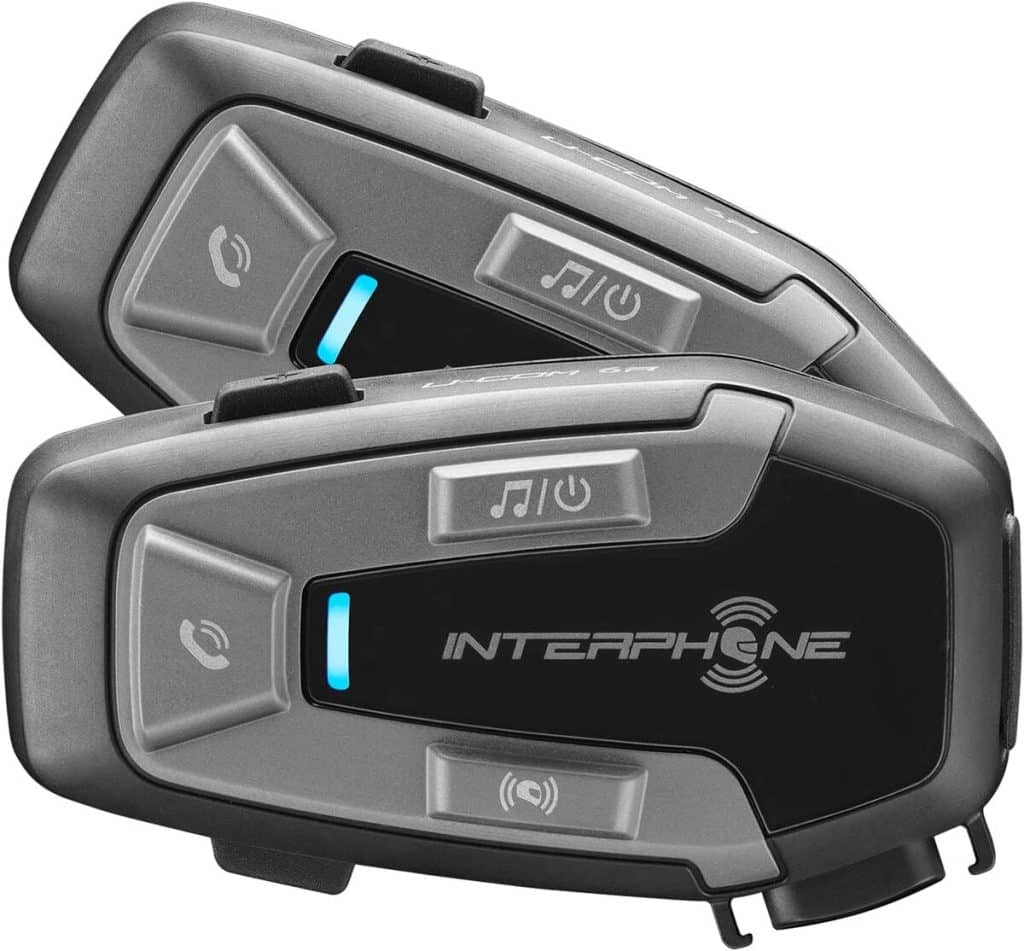 Test interphone U-Com6R : bluetooth 5.2, 15h autonomie, 1 km