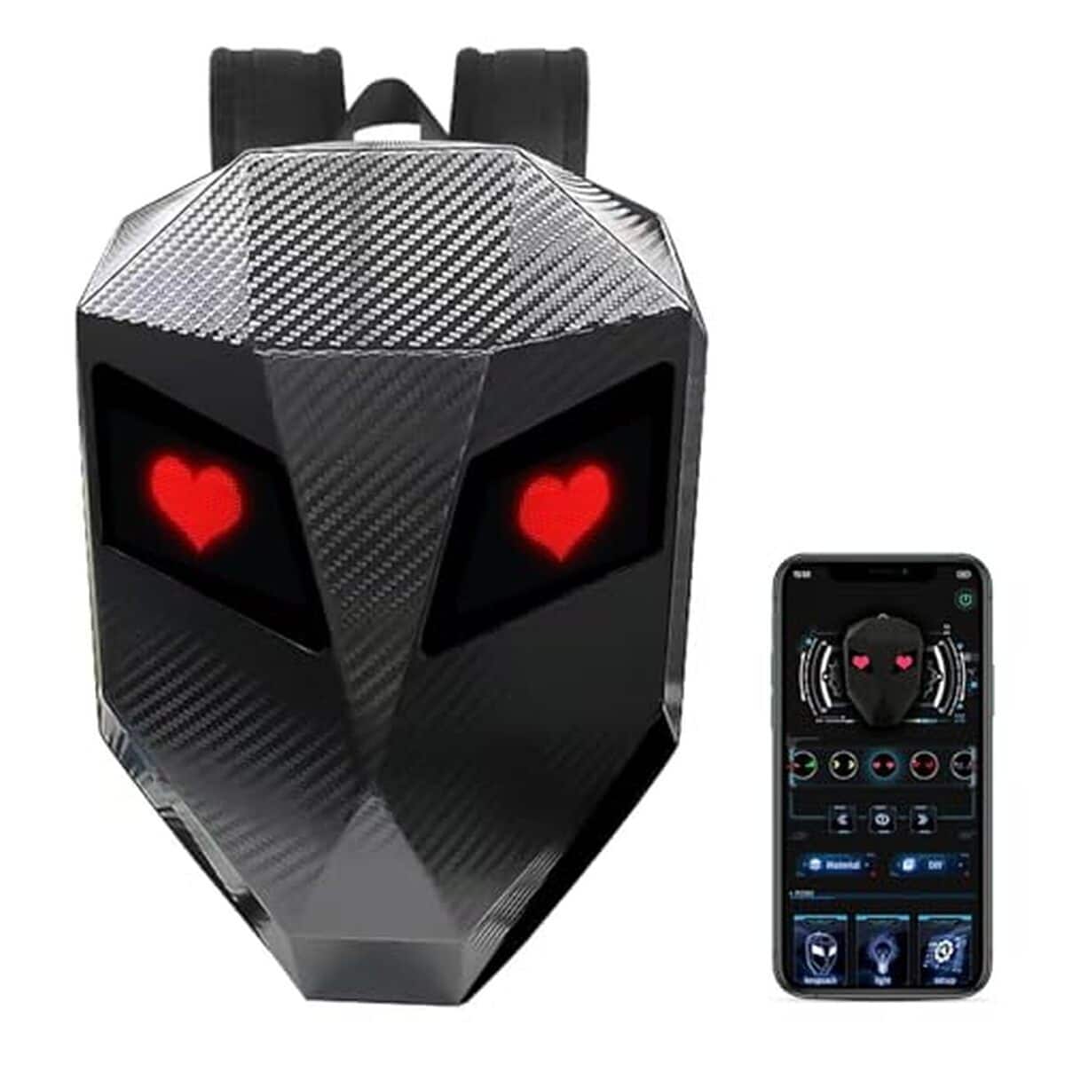 Test : senecesli sac à dos moto LED, coque rigide et écran programmable