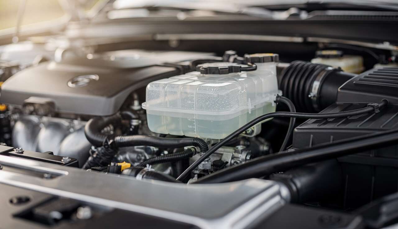 O&ugrave; se trouve le r&eacute;servoir de liquide de refroidissement ?