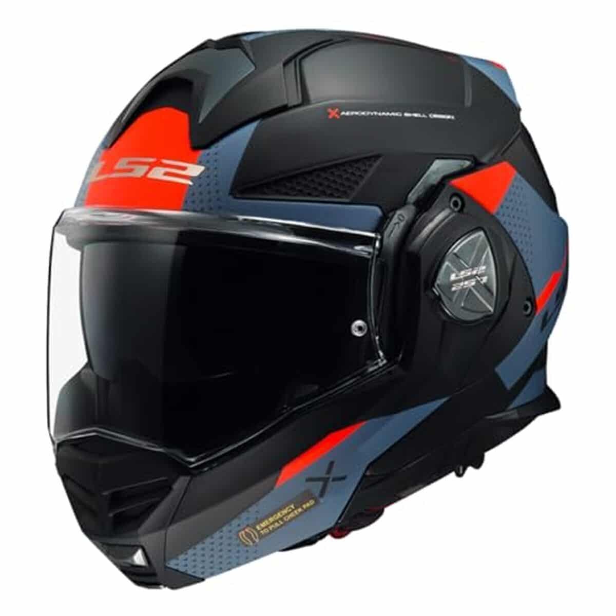 Test : casque modulable LS2 Advant X Oblivion noir mat bleu XL