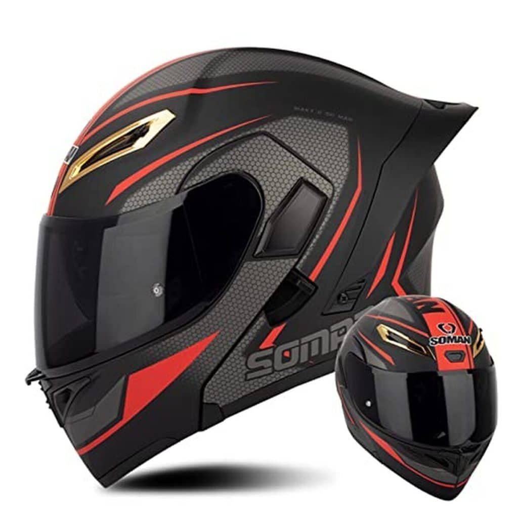 Test casque moto modulaire ECE noir mat