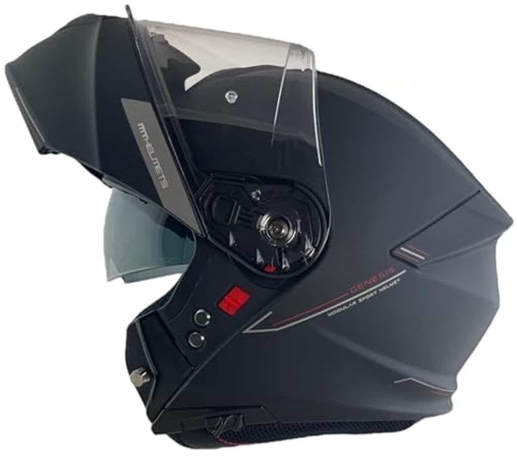 Test casque MT Helmet Genesis noir mat taille M (57/58)