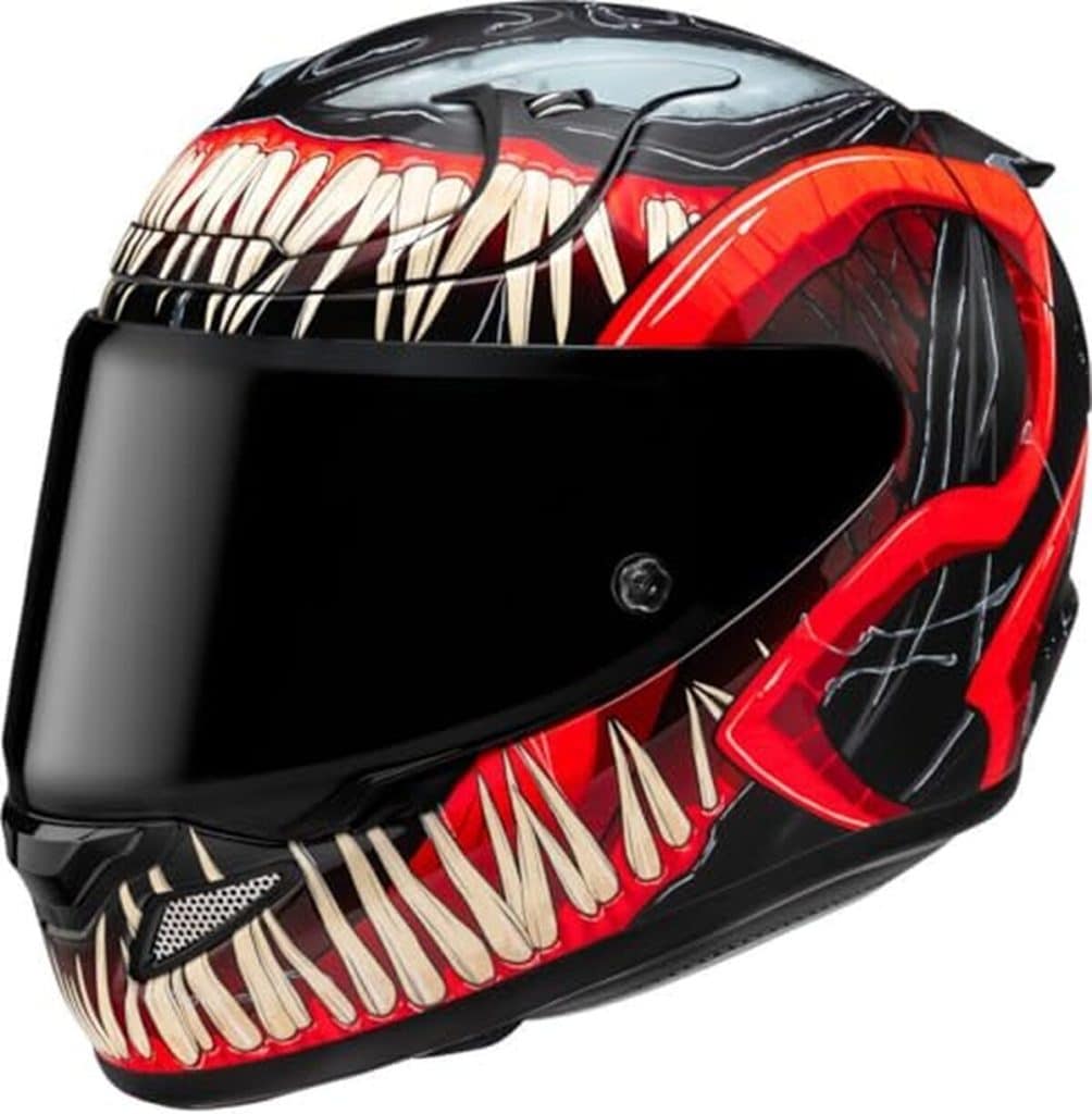 Test du casque moto HJC RPHA 12 Venom 3 Marvel