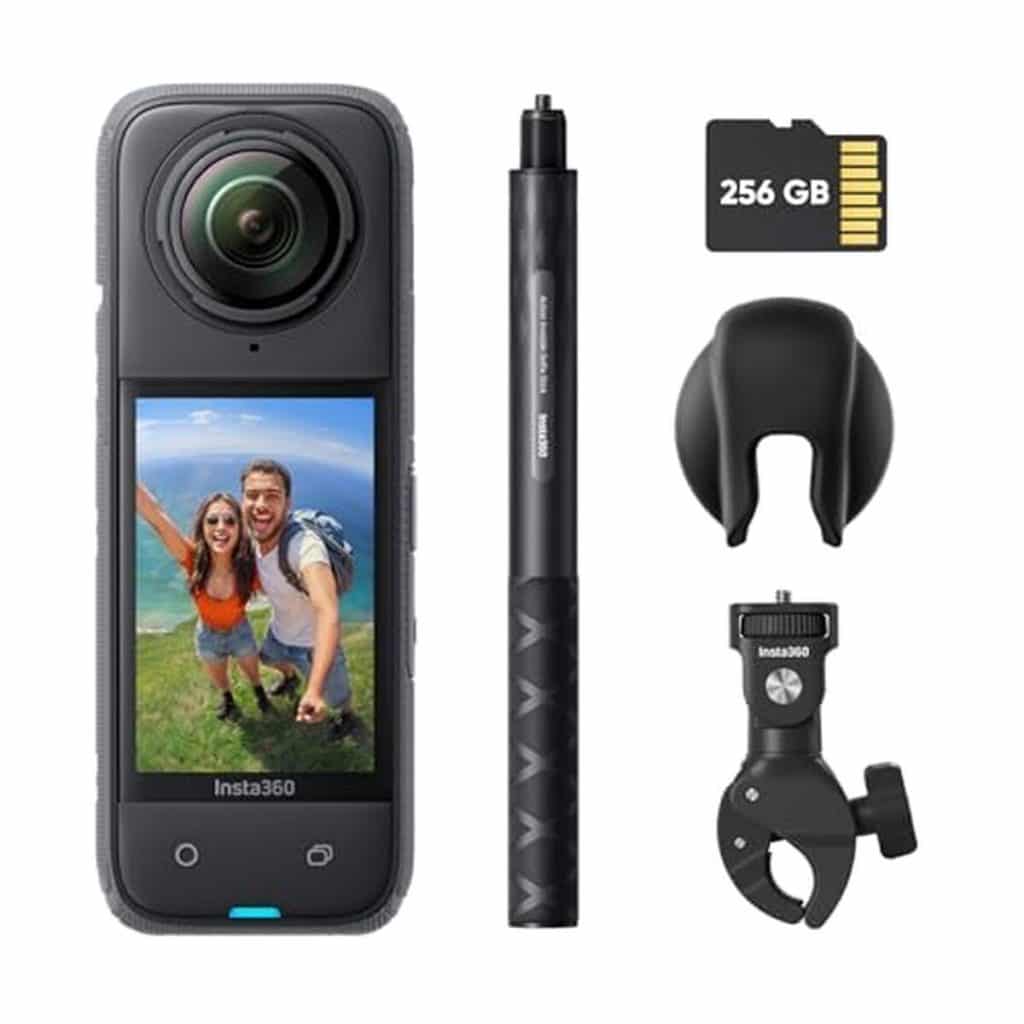 Test Insta360 X4 - caméra moto 360° 8K action autonome