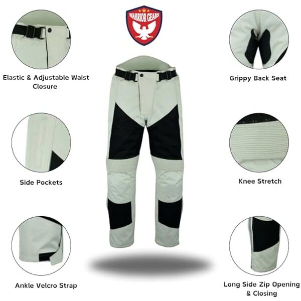 Découvrez notre test du pantalon Warrior Air Mesh : un équipement moto alliant respirabilité, imperméabilité et protection optimale pour vos trajets en deux-roues.