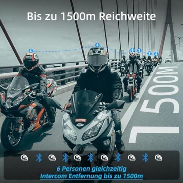 Découvrez le test complet de l'intercom moto WAYXIN R9, offrant une communication claire entre 6 casques sur une distance de 1500 mètres. Accessoire indispensable pour motards en groupe.