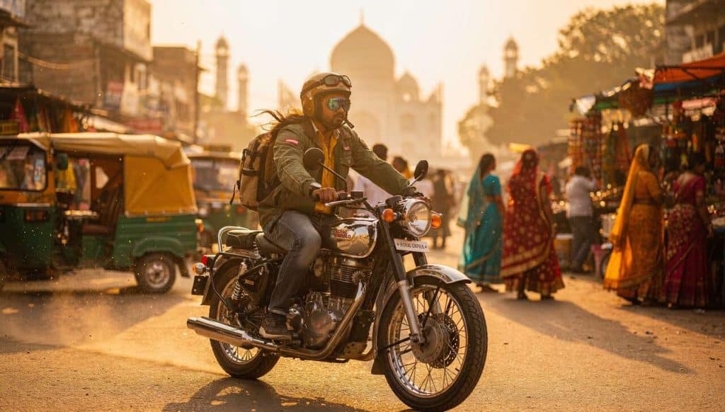 Conduire une royal enfield en inde : un défi unique