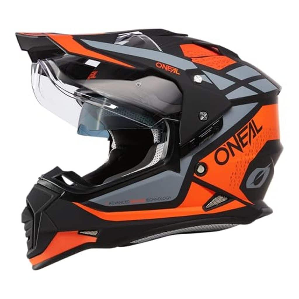 Test du casque O'Neal Sierra R : confort et sécurité en orange, noir et gris