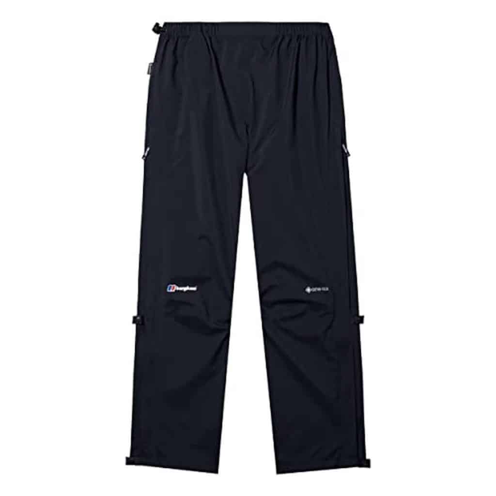 Test du pantalon imperméable Berghaus Paclite noir taille S